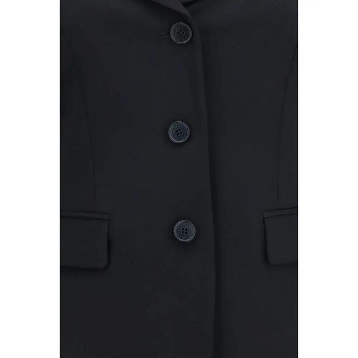 Alexander McQueen Sample Sale | Alexander McQueen Black Wool Oves Aries Full-Length Jacket - | Designer outlet