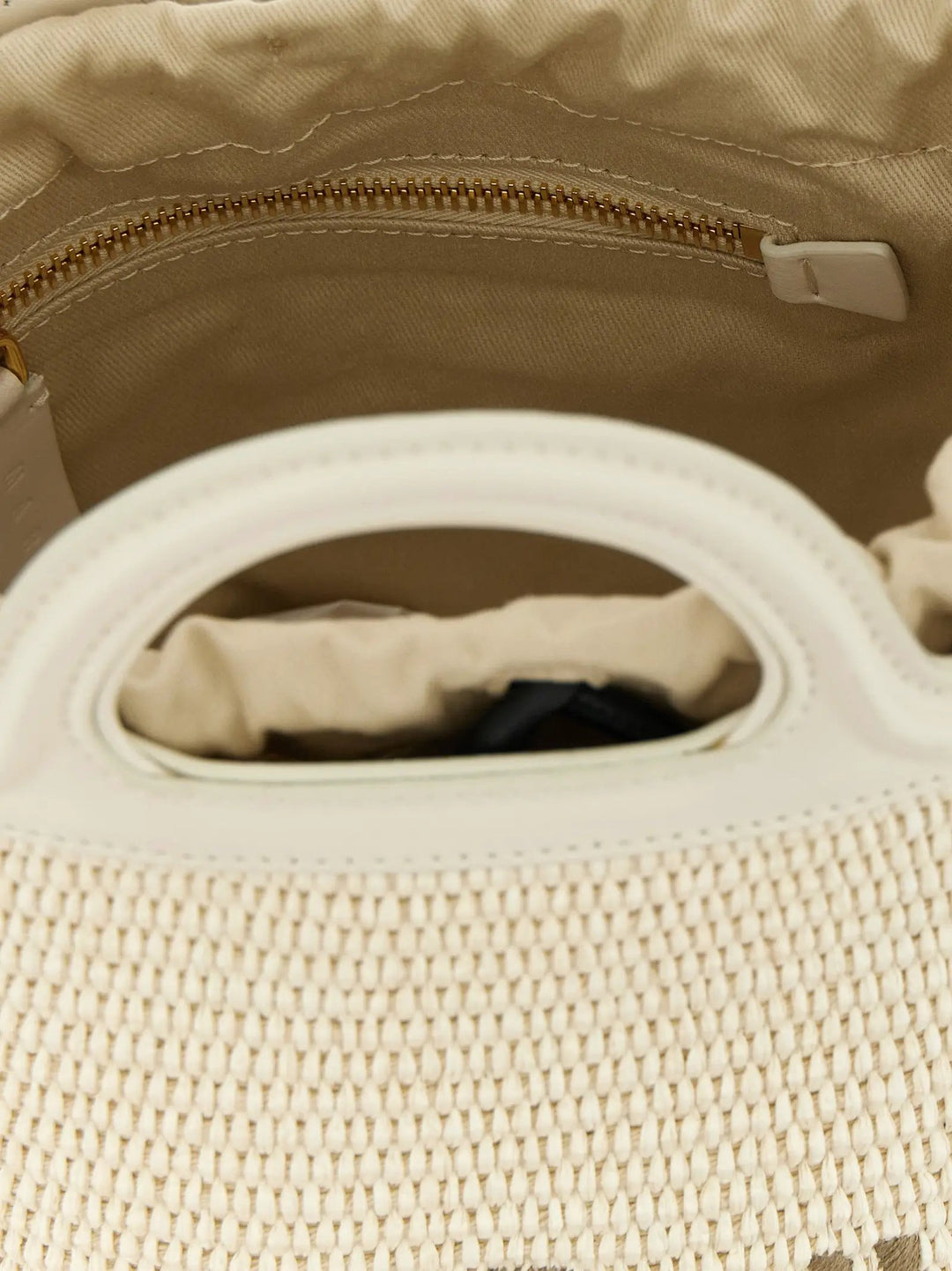Marni White Cotton Handbag