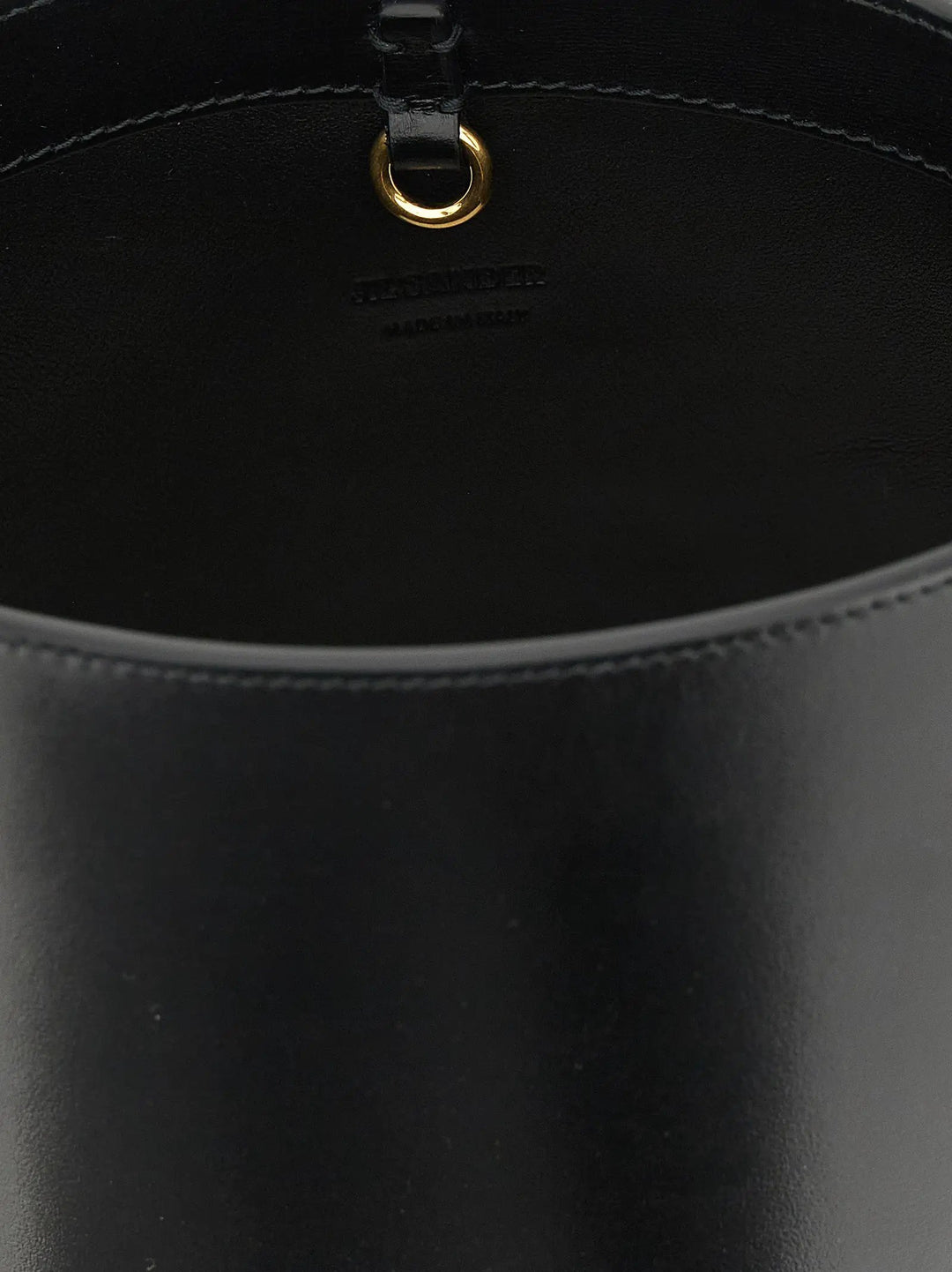 Jil Sander Black Calfskin Shoulder Bag