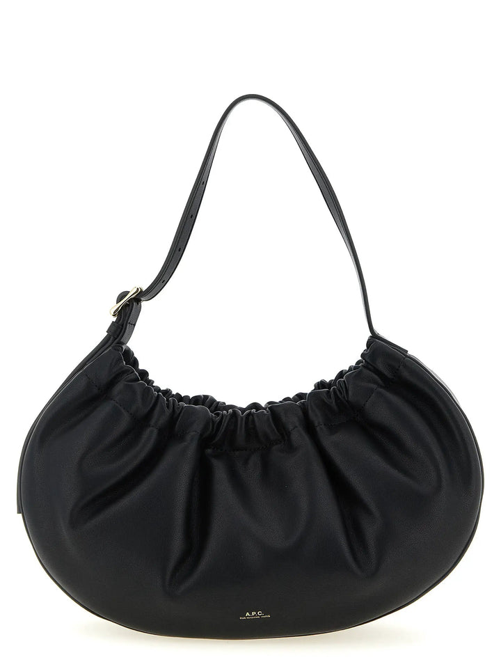 A.P.C. Black Polyethylene Shoulder Bag
