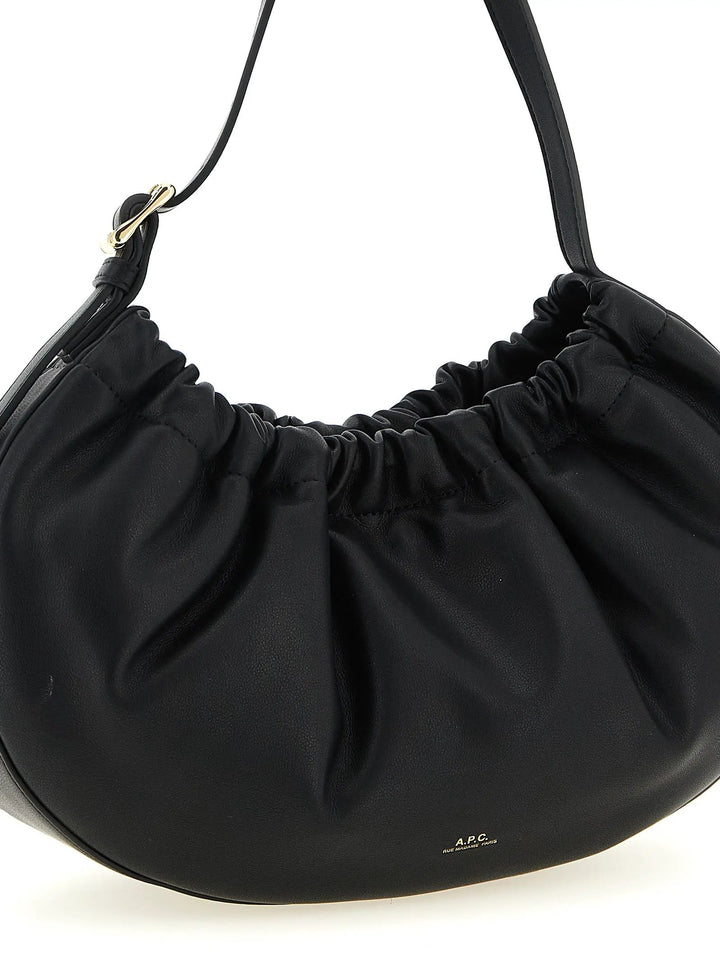 A.P.C. Black Polyethylene Shoulder Bag