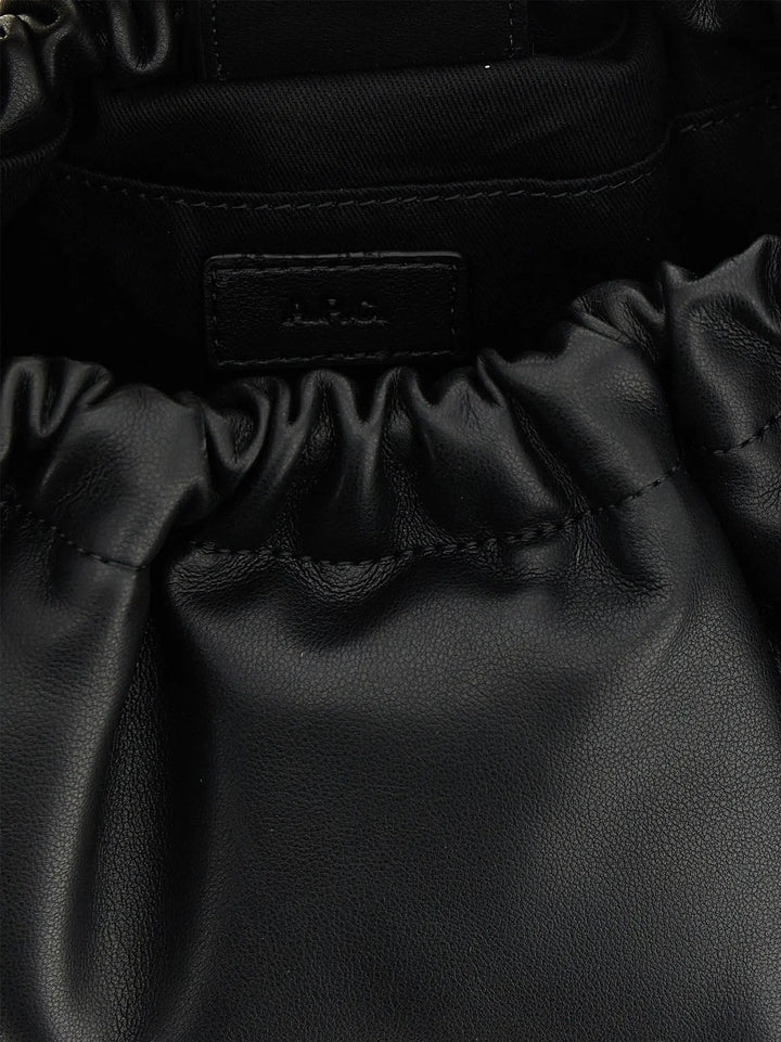 A.P.C. Black Polyethylene Shoulder Bag