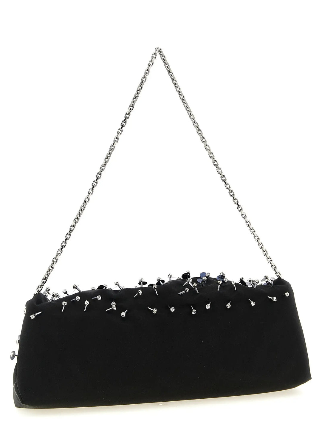 Roger Vivier Black Viscose Clutch Bag