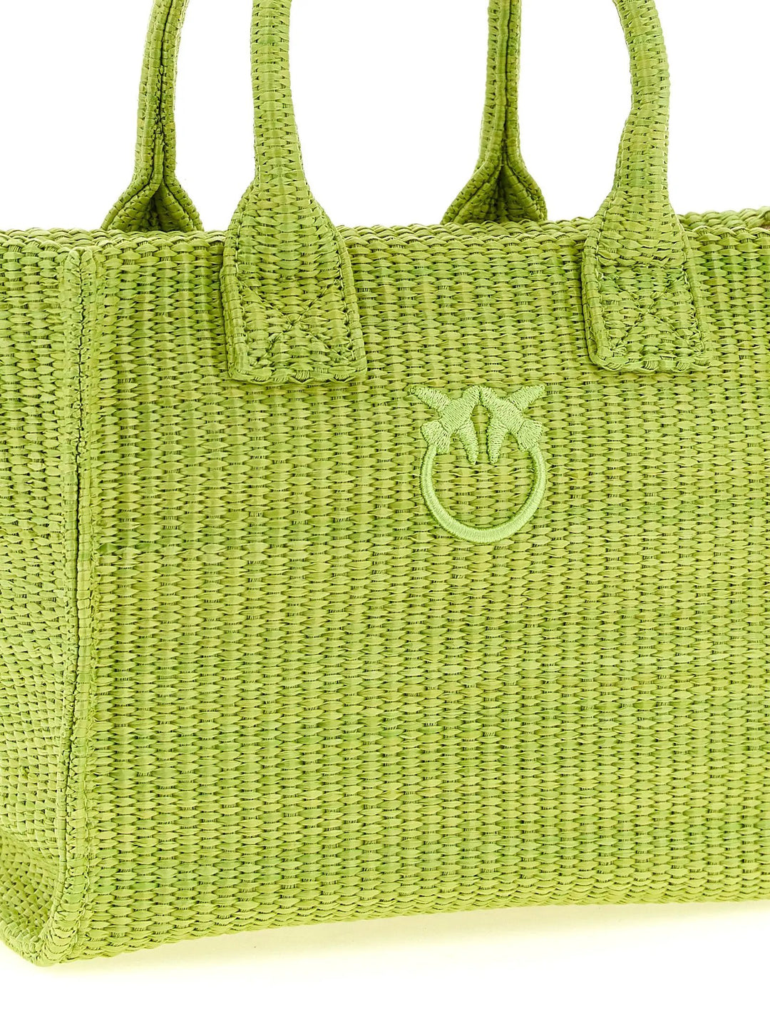 PINKO Bicolor Polypropylene Tote Bag