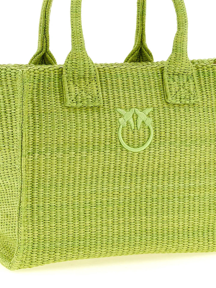 PINKO Bicolor Polypropylene Tote Bag