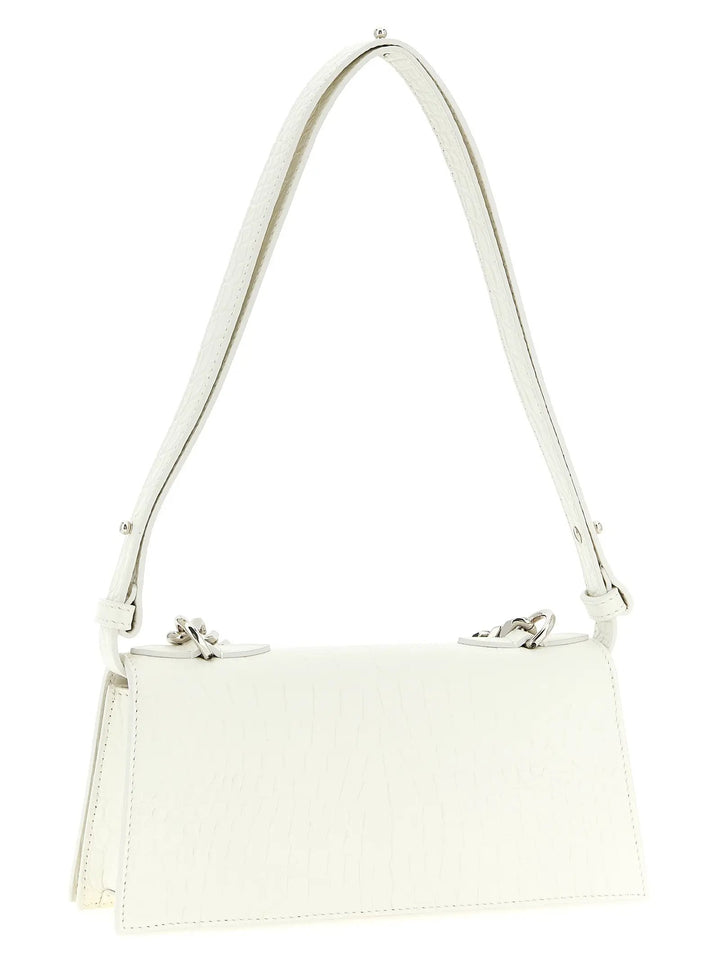 Alexander McQueen White Calfskin Shoulder Bag