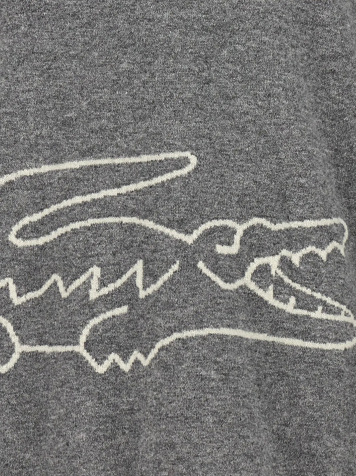 Comme Des Garçons Gray Wool Cardigan