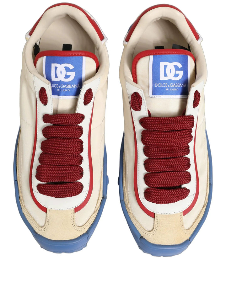 Dolce &amp; Gabbana Sample Sale | Dolce &amp; Gabbana Multicolor Old Runner Lace Up Sneakers Shoes - | Designer outlet