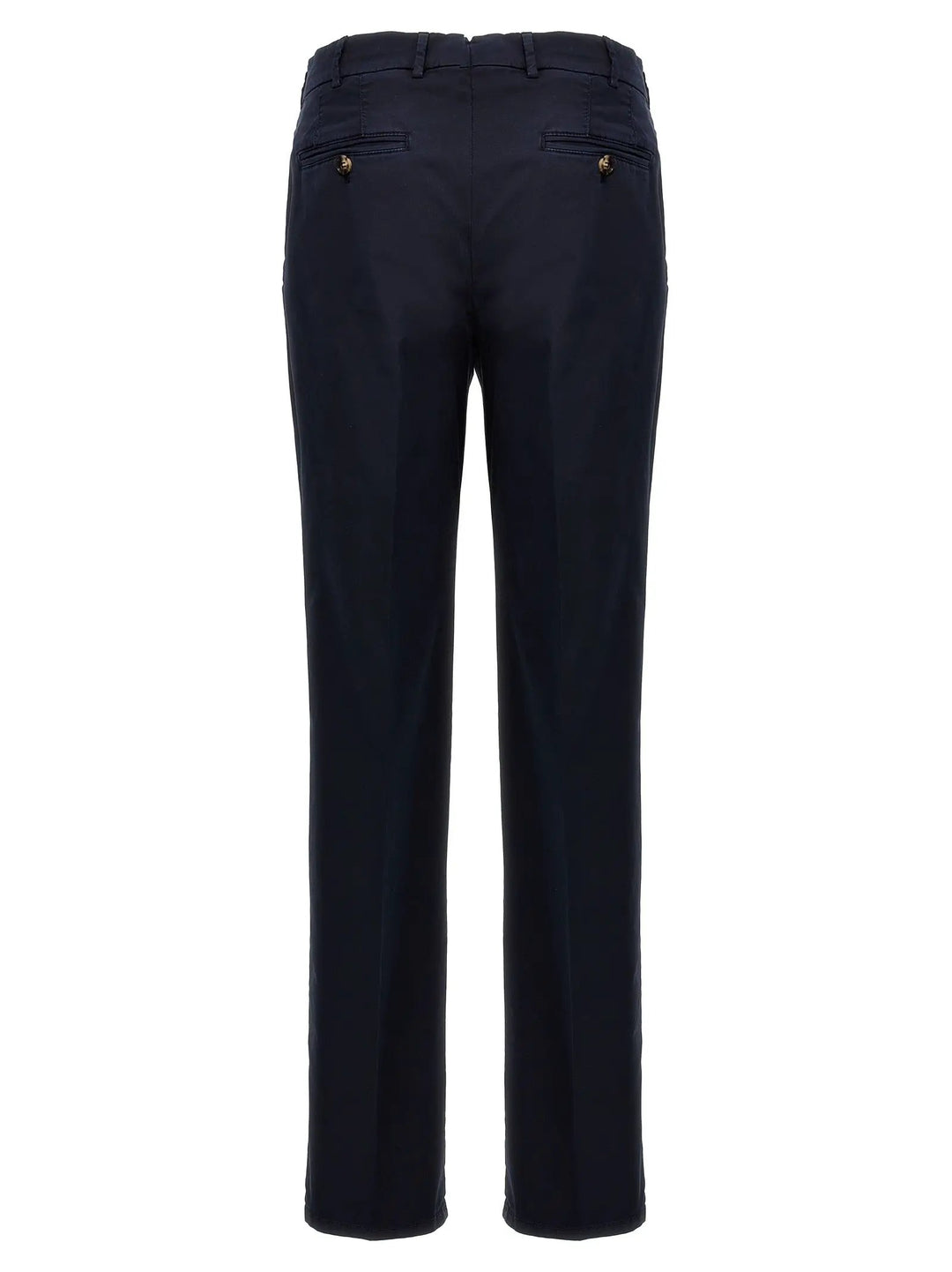 Brunello Cucinelli Blue Cotton Casual Pants