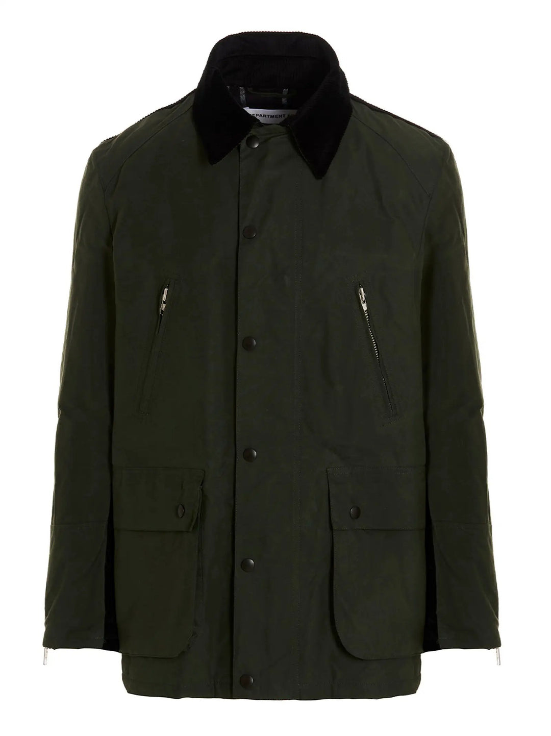 Department 5 Bicolor Cotton Full-Length Jacket