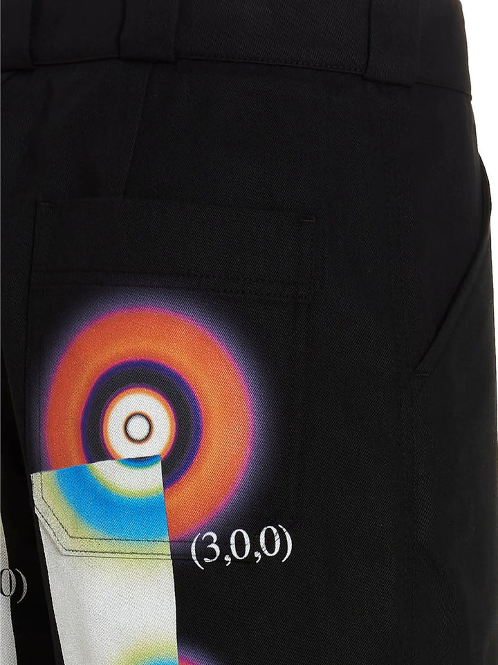 MSFTSrep Black Cotton Casual Pants