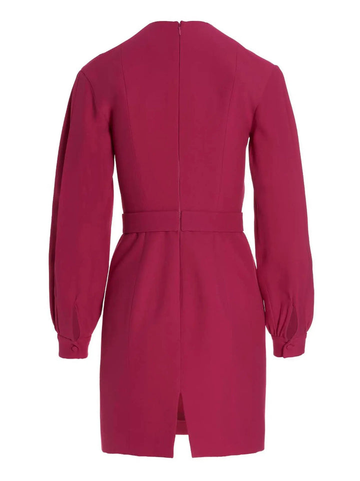 Giovanni Bedin Fuchsia Viscose Short Dress