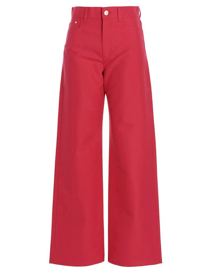 Wandler Fuchsia Cotton Casual Pants