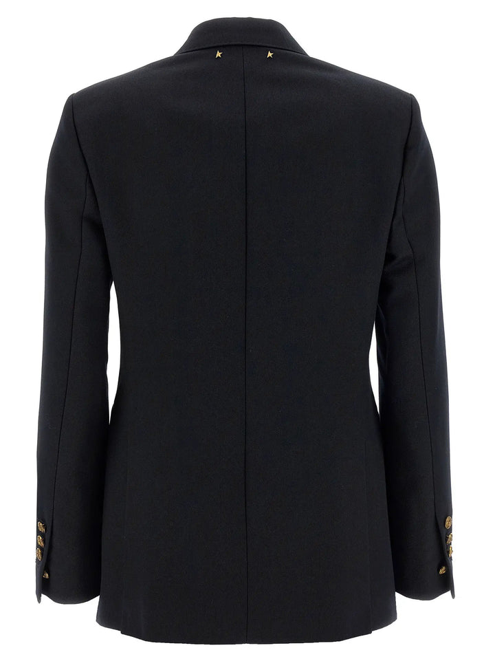 Golden Goose Blue Polyester Blazer