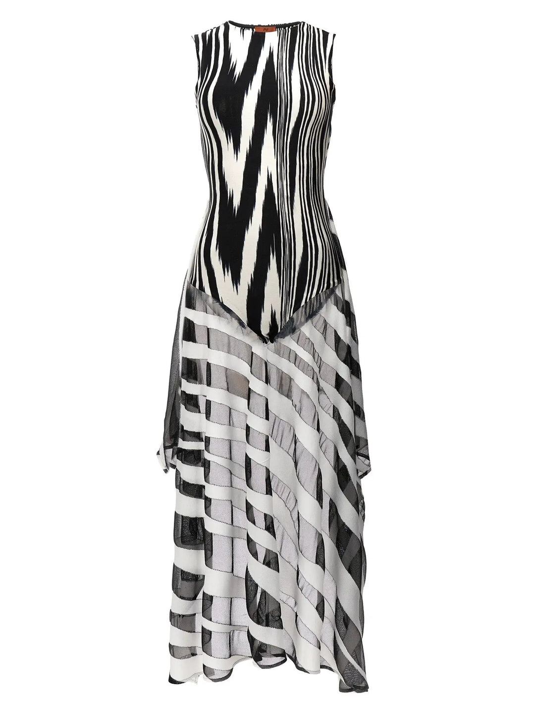 Missoni Bicolor Viscose Bodysuit