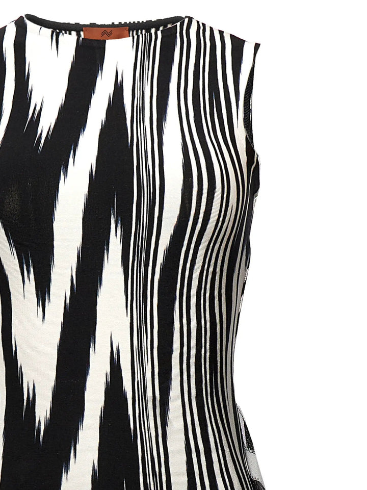 Missoni Bicolor Viscose Bodysuit