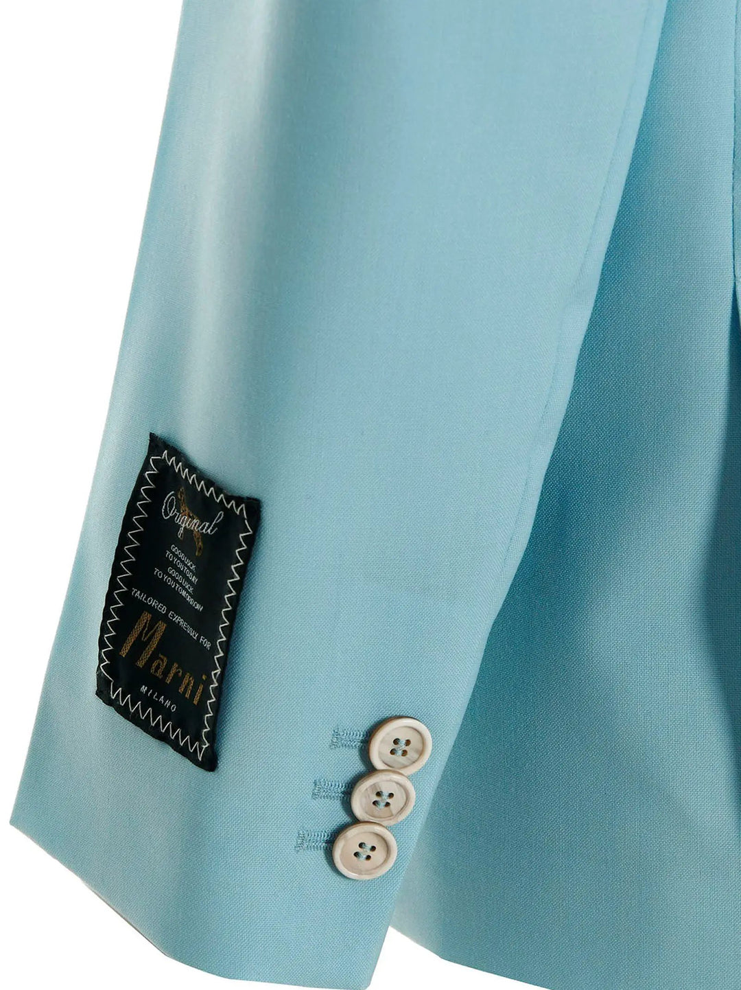 Marni Blue Virgin Wool Blazer