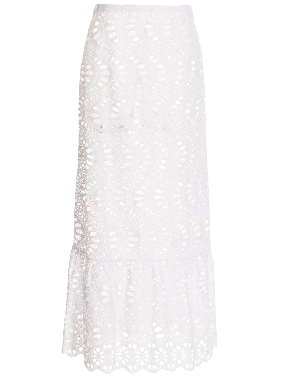Giambattista Valli White Cotton Mini Skirt