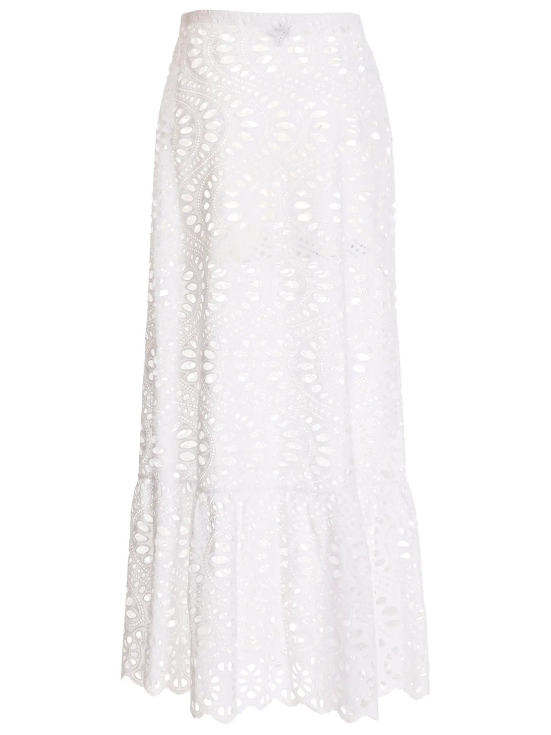 Giambattista Valli White Cotton Mini Skirt