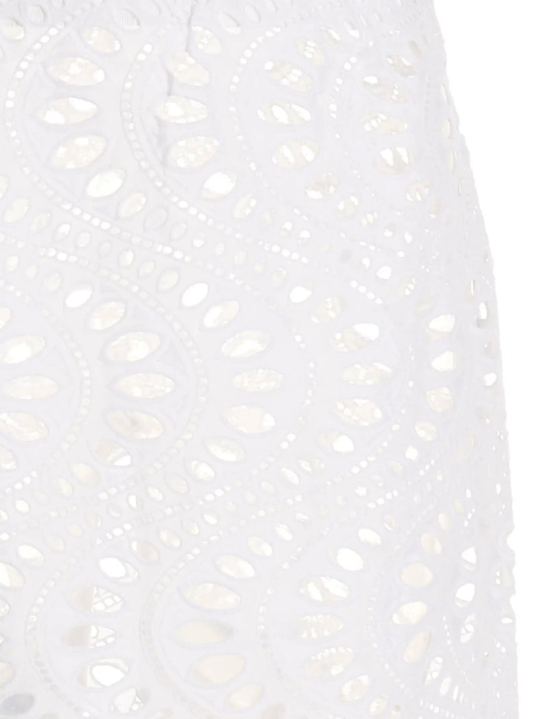 Giambattista Valli White Cotton Mini Skirt