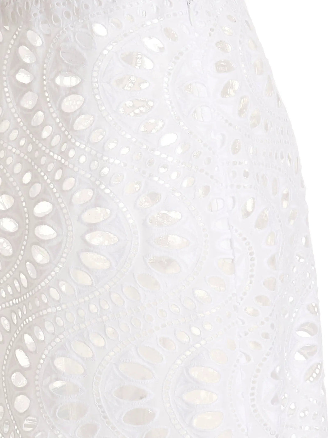 Giambattista Valli White Cotton Mini Skirt