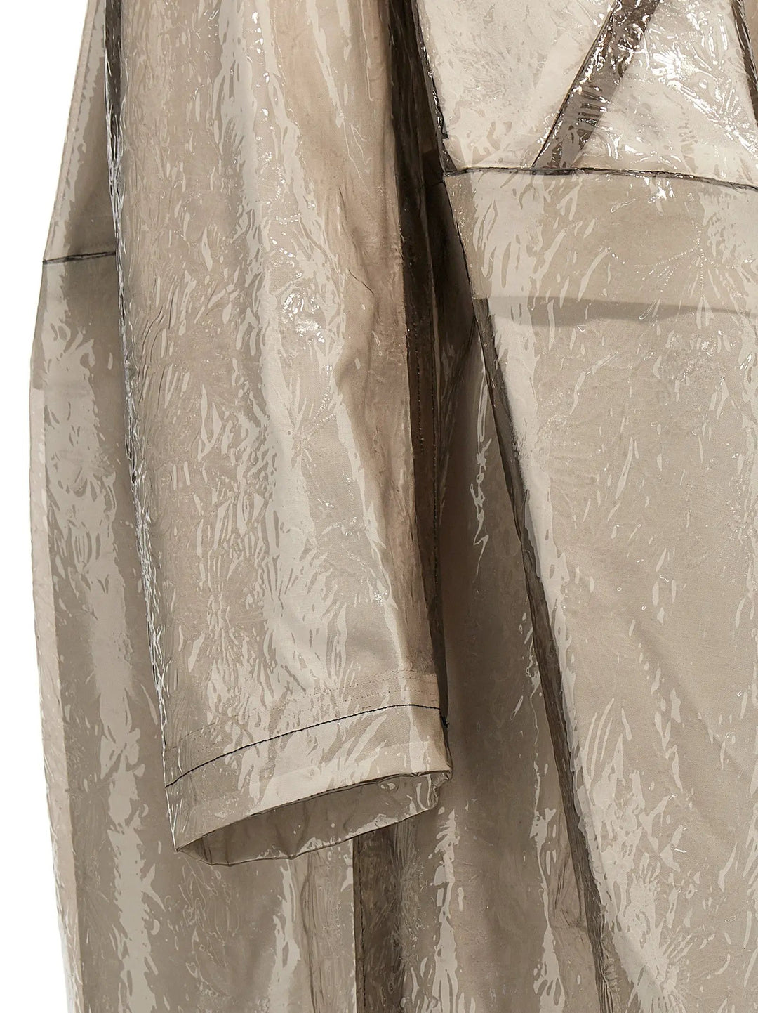 Comme Des Garçons Gray Polyethylene Coat
