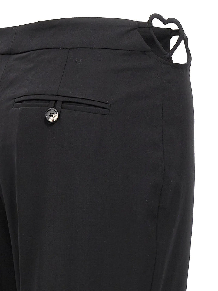 Nensi Dojaka Black Virgin Wool Pants