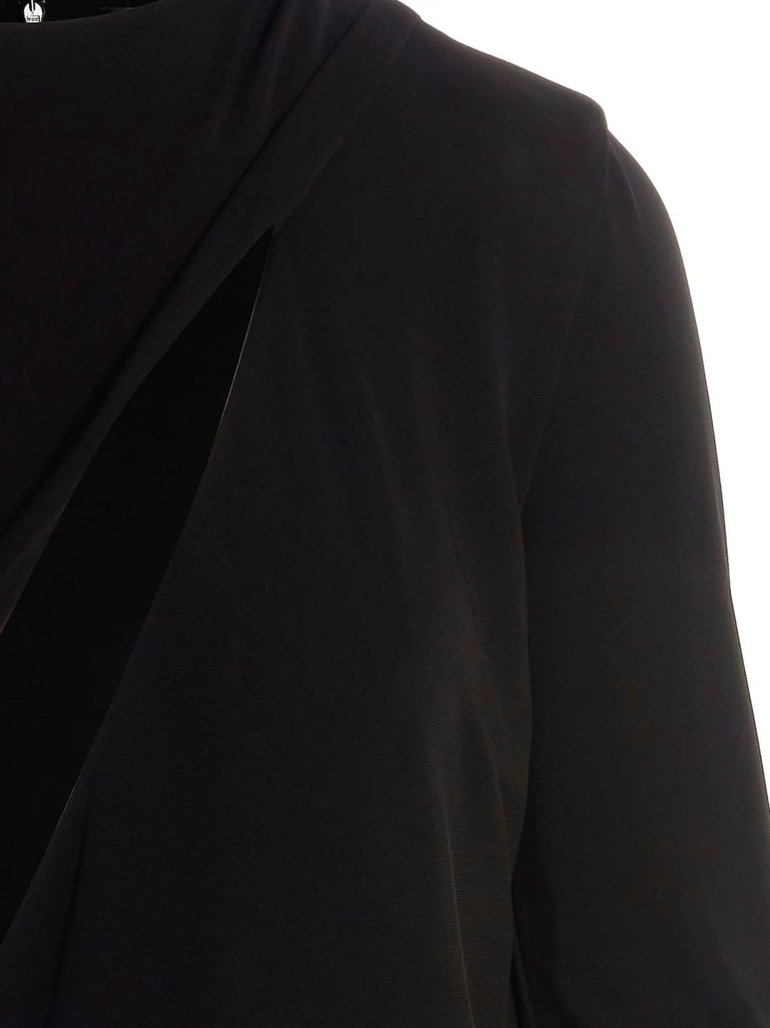 Versace Black Viscose Short Dress