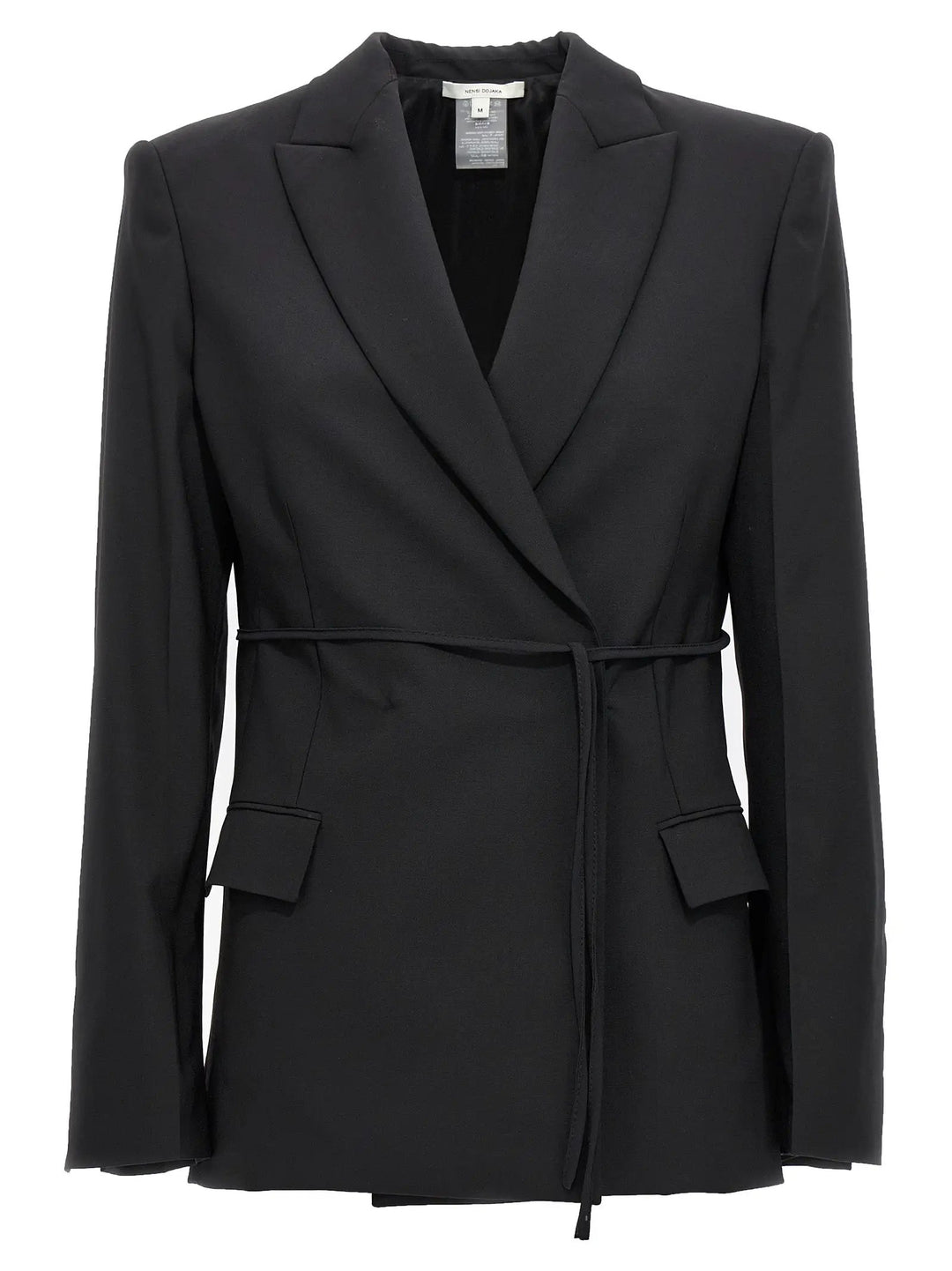 Nensi Dojaka Black Virgin Wool Blazer