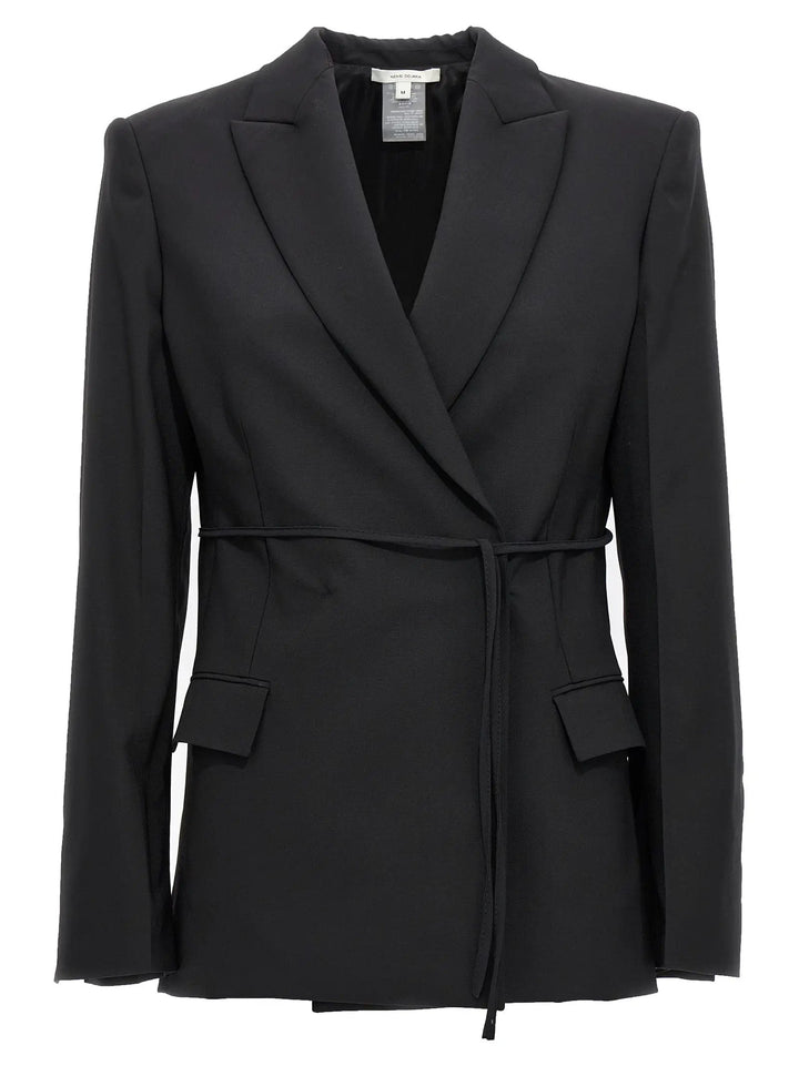 Nensi Dojaka Black Virgin Wool Blazer