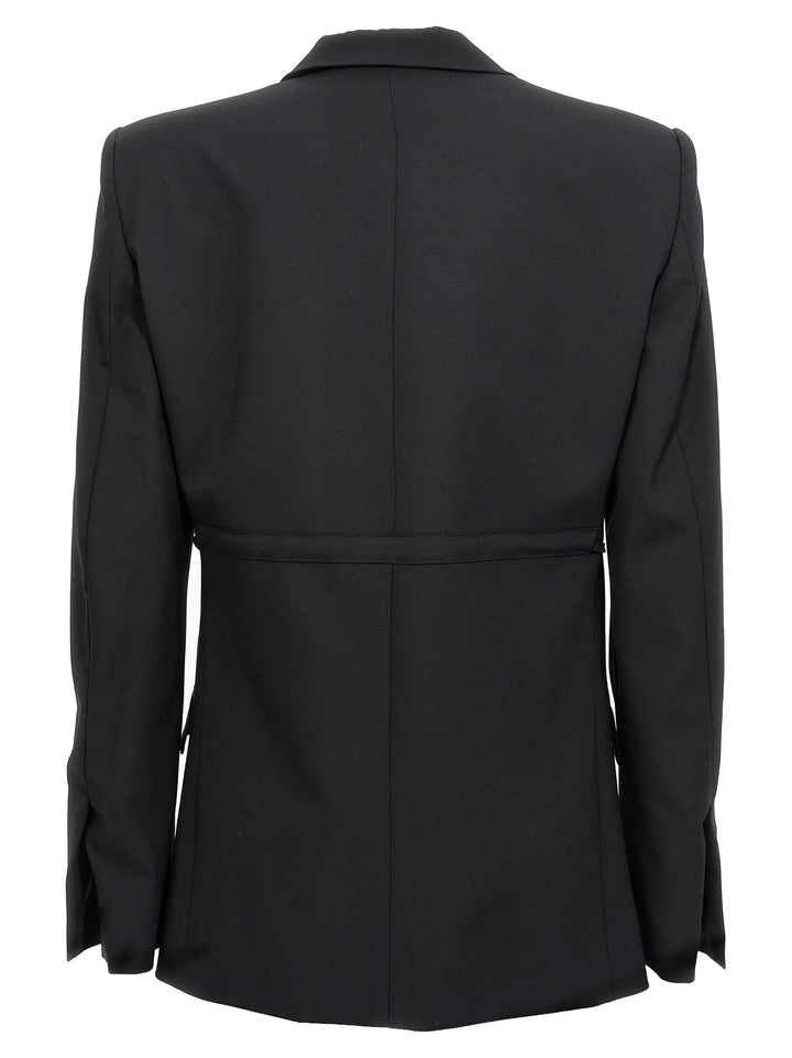 Nensi Dojaka Black Virgin Wool Blazer