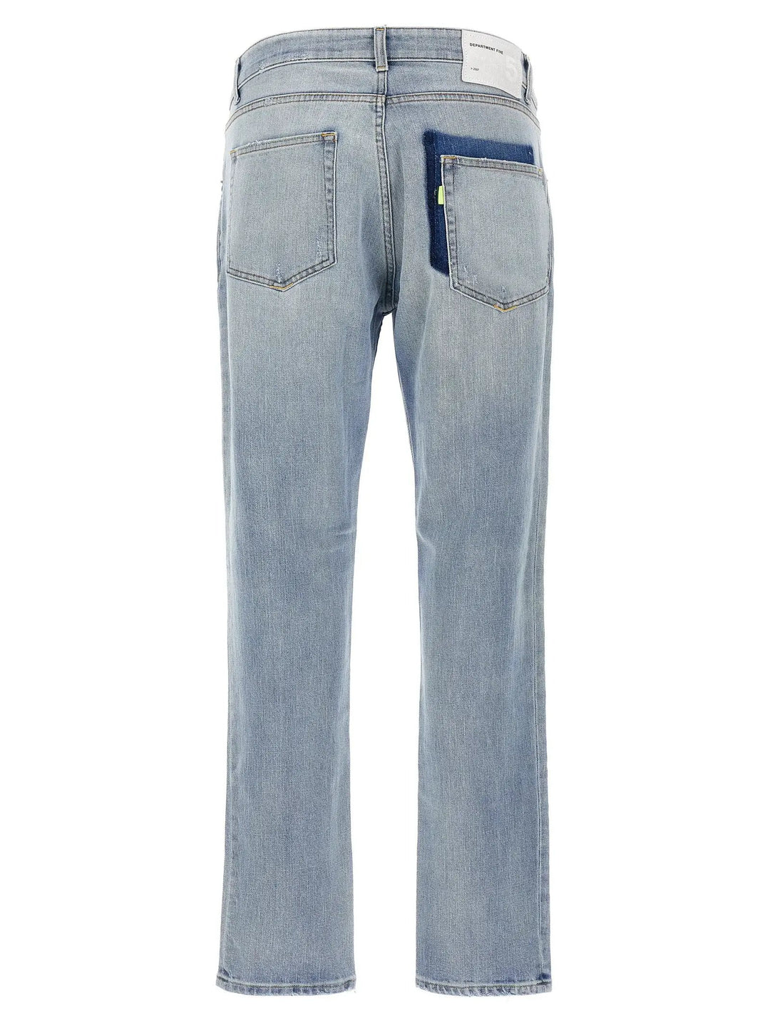 Department 5 Blue Cotton Slim Fit Jeans