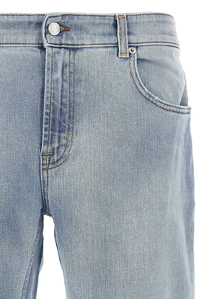 Department 5 Blue Cotton Slim Fit Jeans