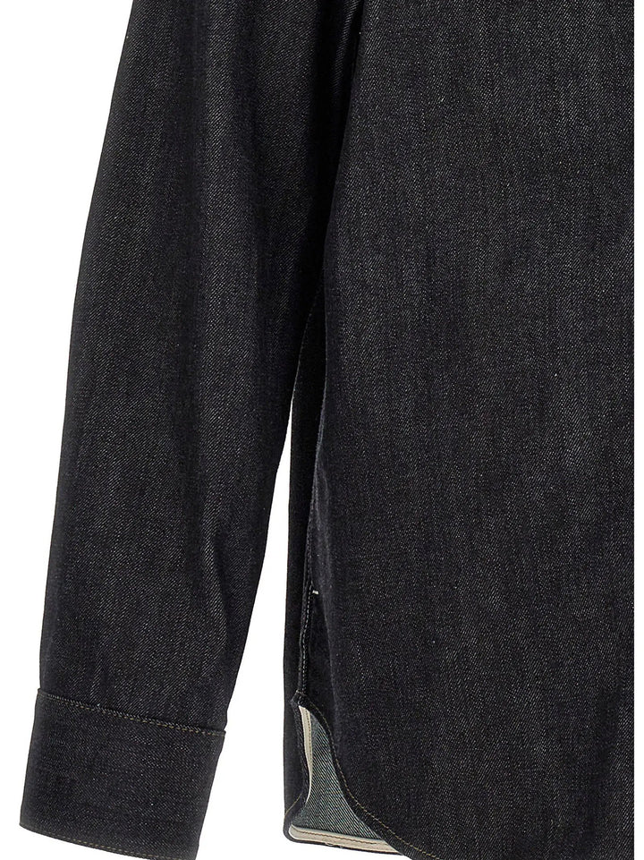 Jil Sander Sample Sale | Jil Sander Blue Cotton Blouse - | Designer outlet