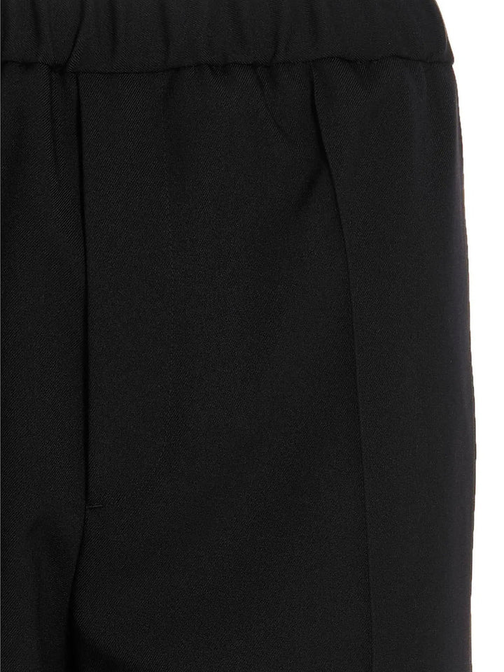 Jil Sander Blue Polyester Casual Pants