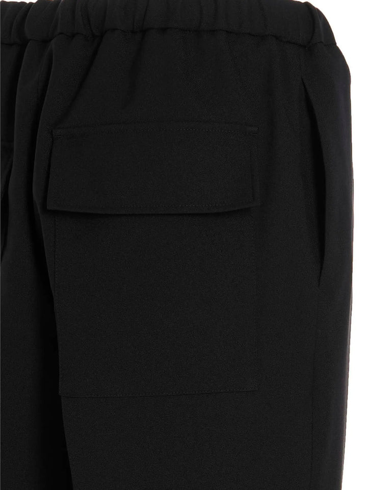 Jil Sander Blue Polyester Casual Pants