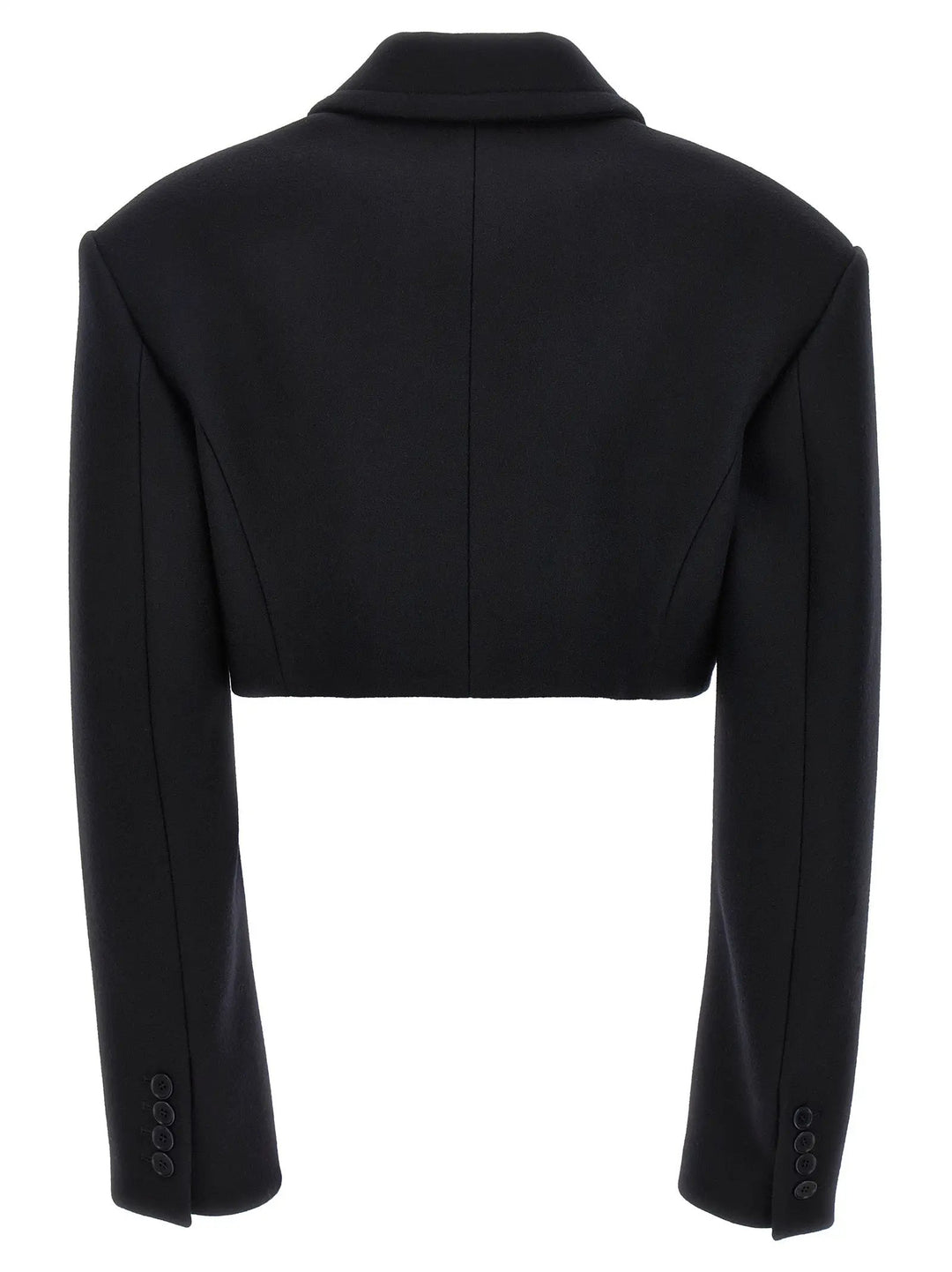 Stella McCartney Black Wool Full-Length Jacket