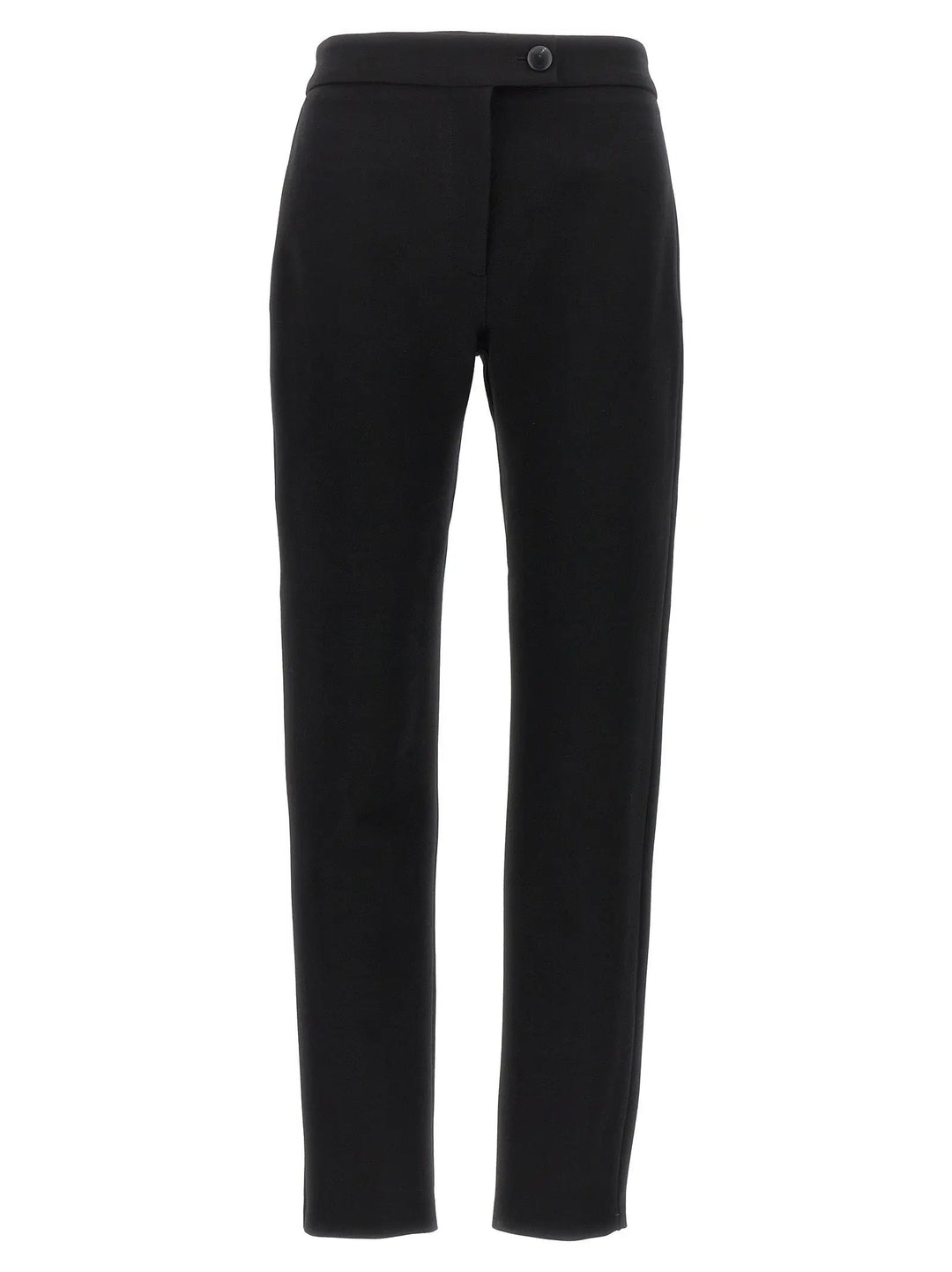 Ferragamo Black Elastane Skinny Pants