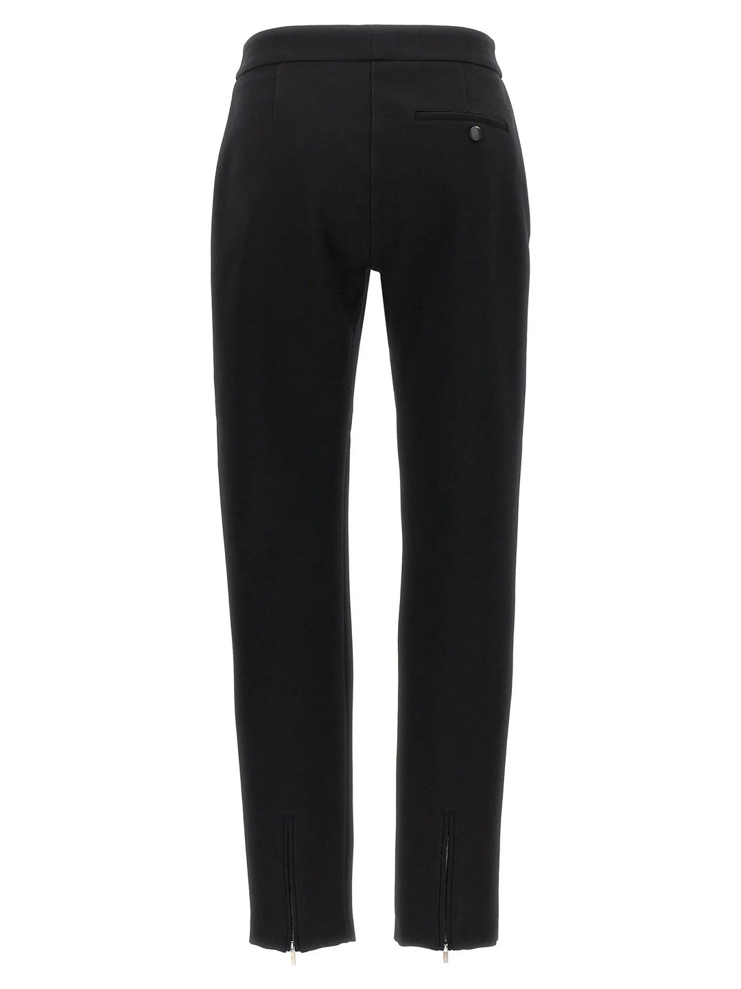 Ferragamo Black Elastane Skinny Pants
