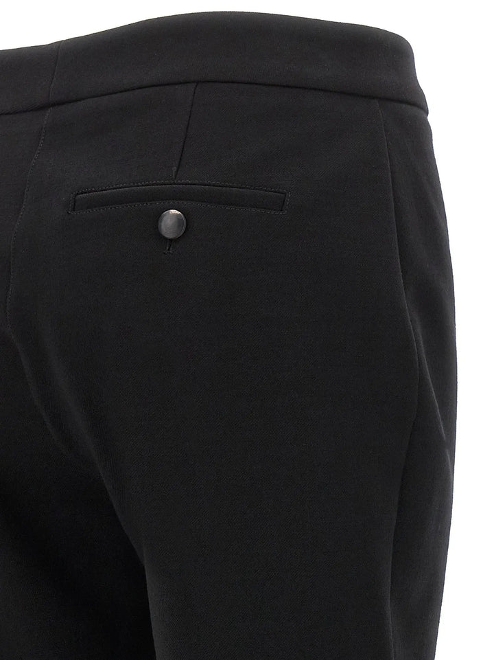 Ferragamo Black Elastane Skinny Pants