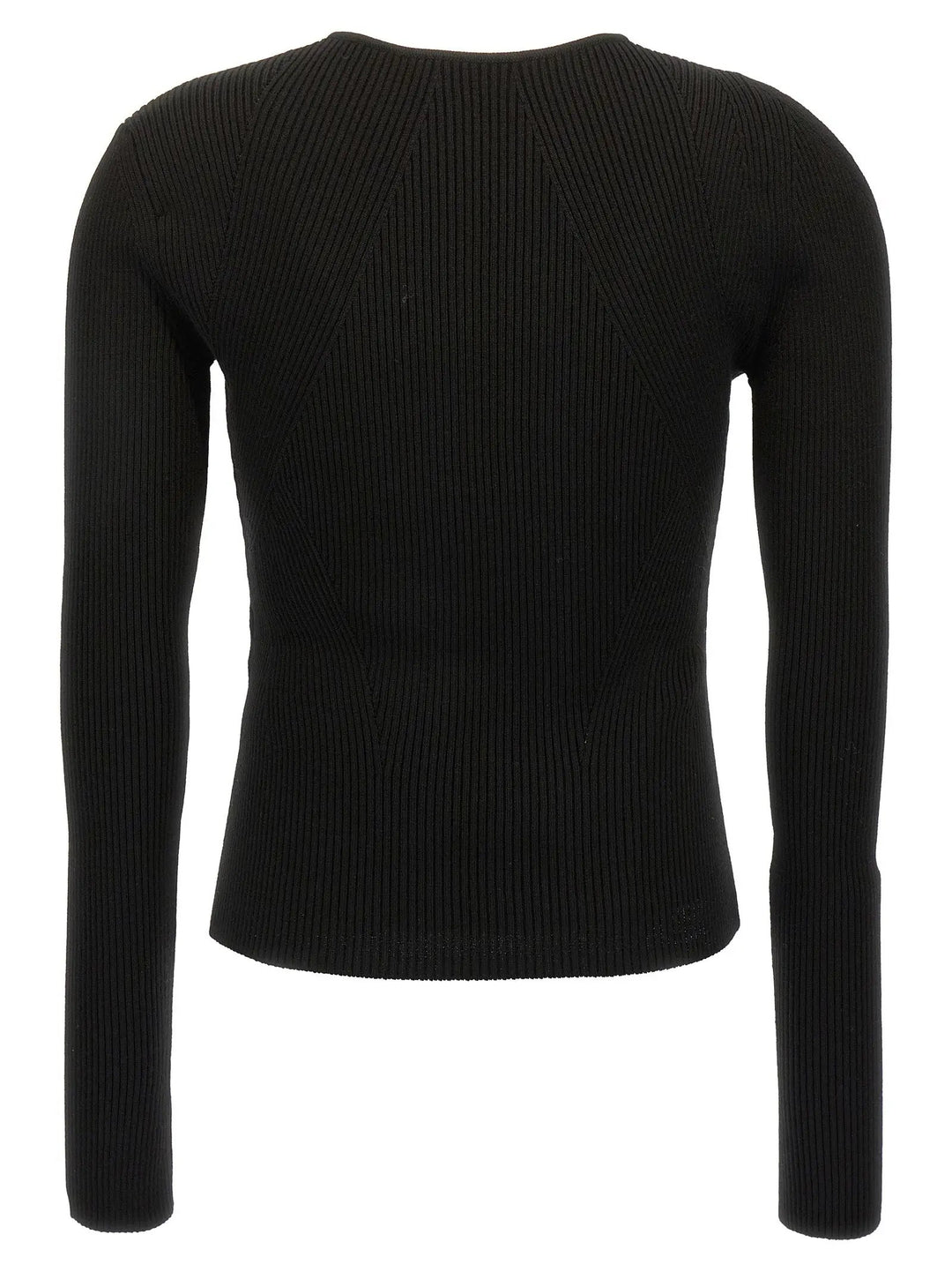Alexander McQueen Black Wool Cardigan