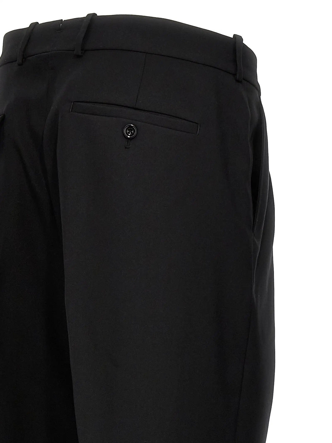 Alexander McQueen Black Wool Dress Pants