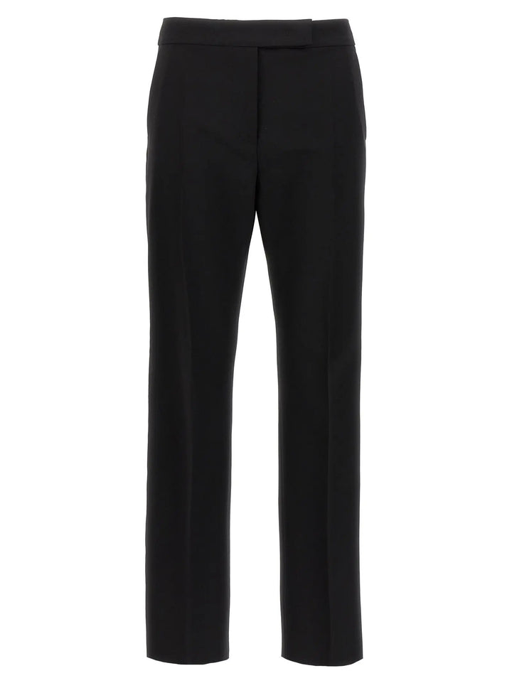Max Mara Black Virgin Wool Dress Pants