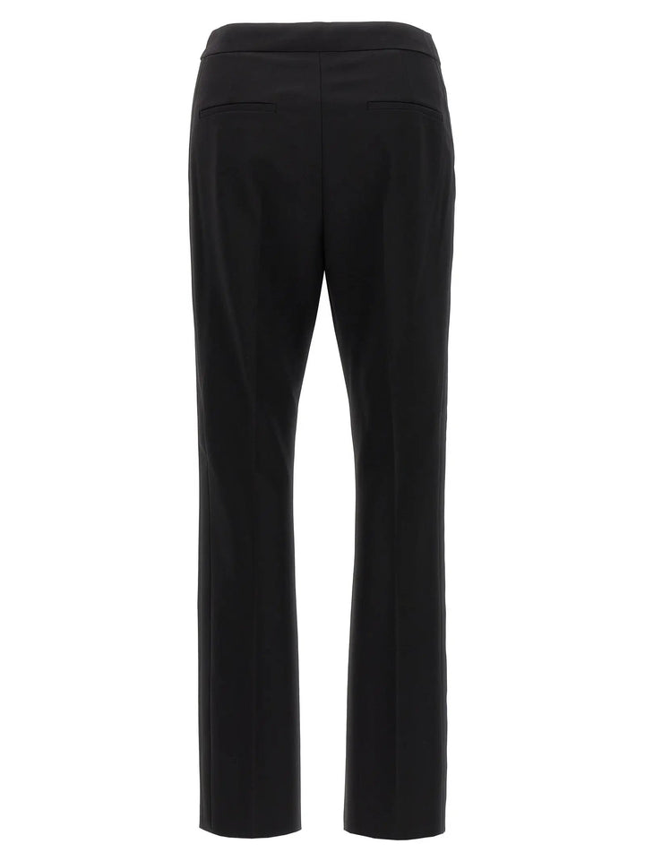 Max Mara Black Virgin Wool Dress Pants