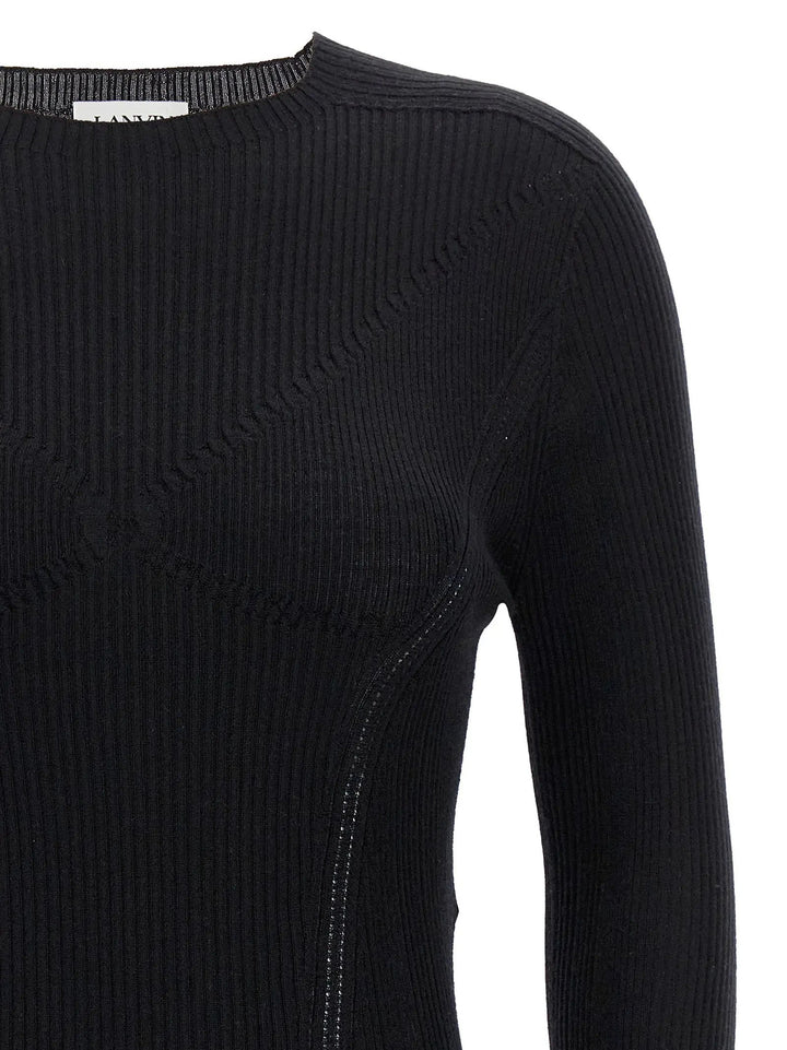 Lanvin Black Cashmere Cardigan