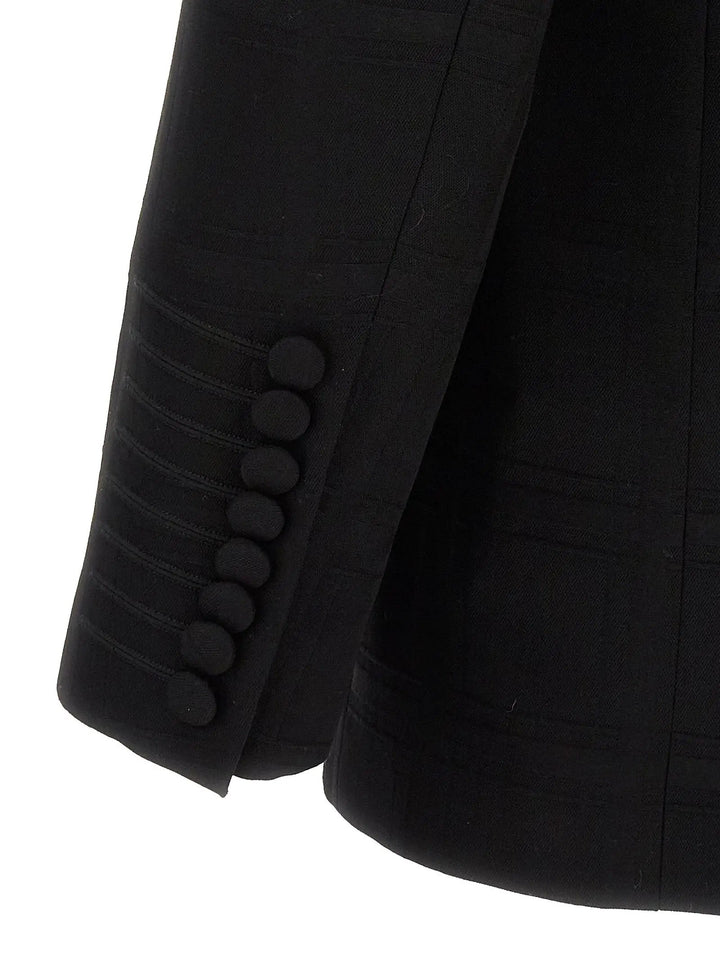 Etro Black Virgin Wool Blazer