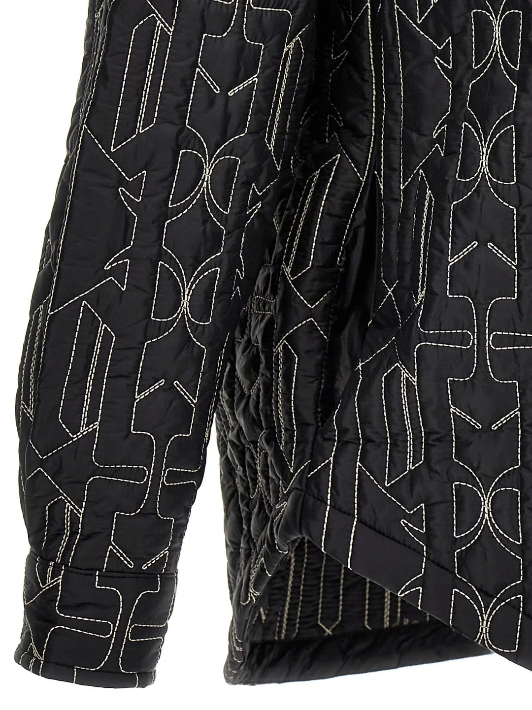 Palm Angels Gray Polyamide Shell Jacket