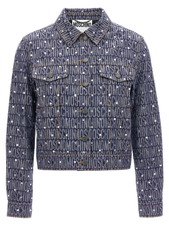 Moschino Blue Cotton Denim Jacket