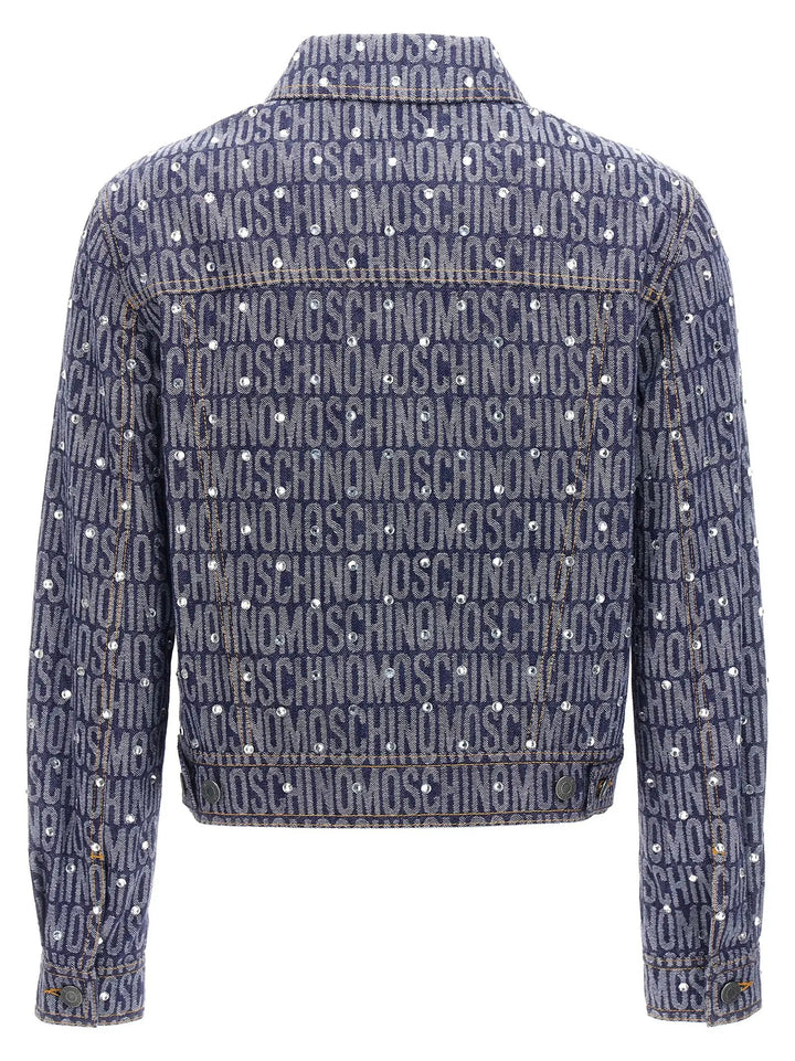 Moschino Blue Cotton Denim Jacket