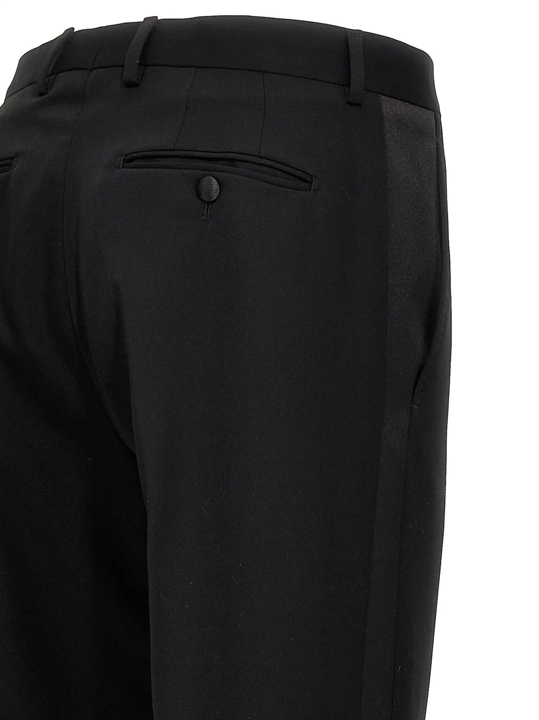 Lanvin Black Wool Dress Pants